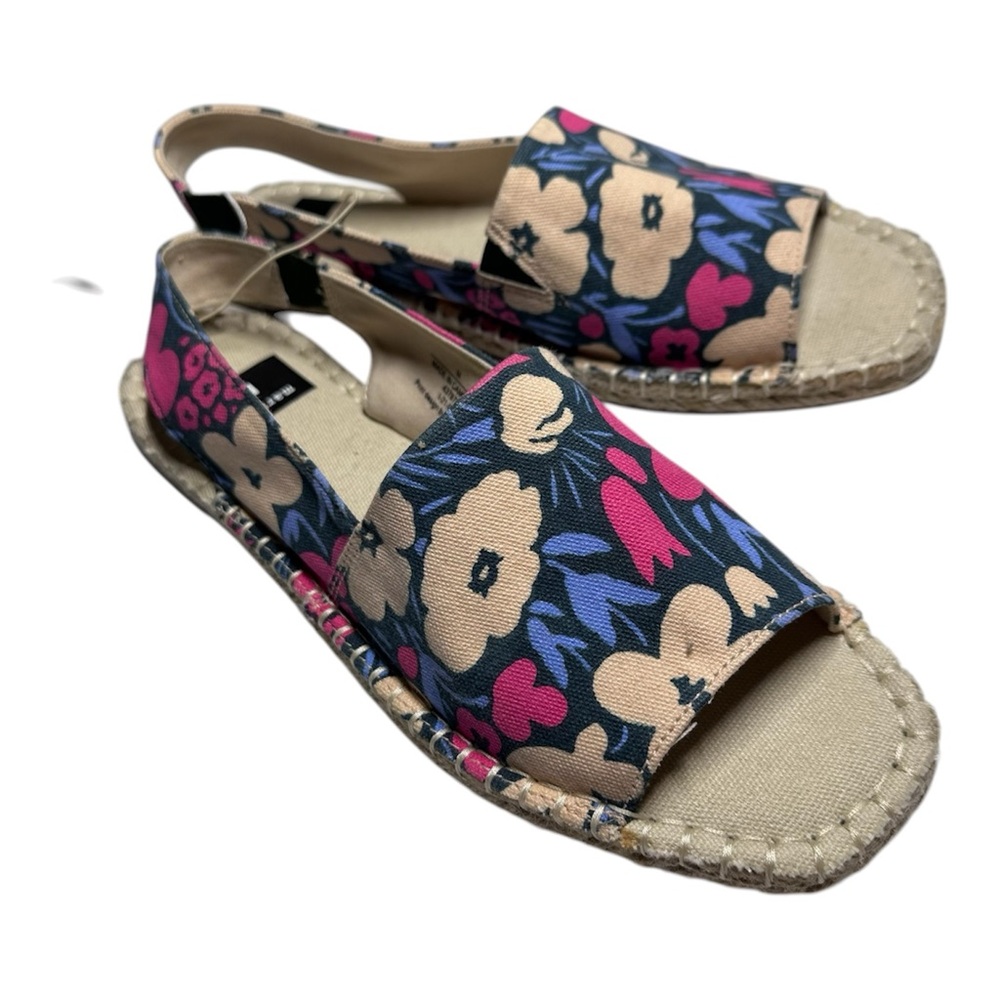 Uniqlo x Marimekko Floral Espadrilles Sandals Women's Size US 7 (M), Unworn New